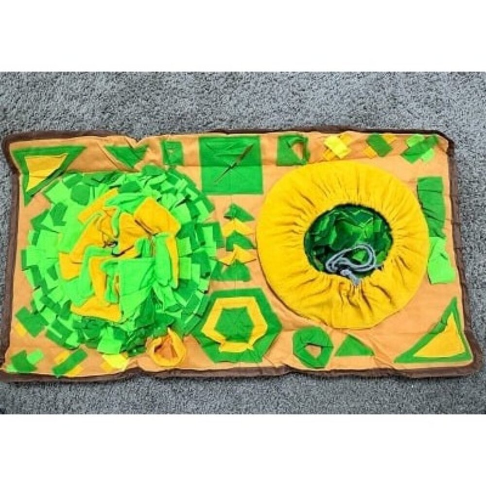 New Large Dog Snuffle Mat, Interactive Feeding Mat, 34.6 in x 19.6 in